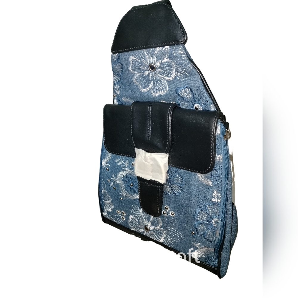 Denim backpack - Picture 4 of 11